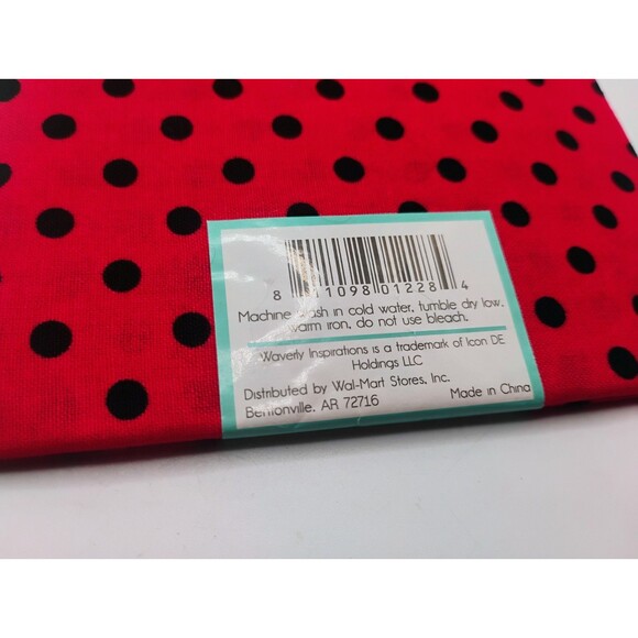 Lot Of 6 Fat Quarter Fabric 100% Cotton Waverly & Fabric Editions Polka Dots +++ - Picture 15 of 16